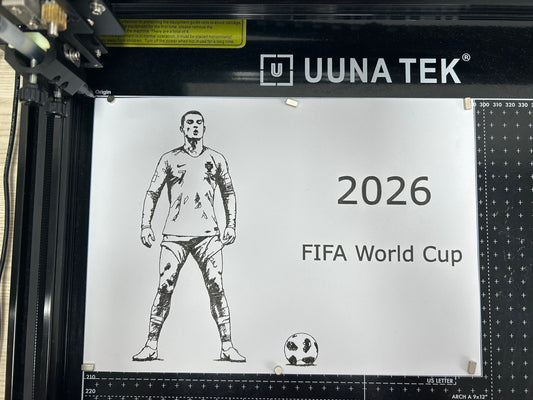 Beyond the Inkjet Screen: Creating Limited-Edition World Cup Souvenirs Using Traditional Ink Pen Plotting