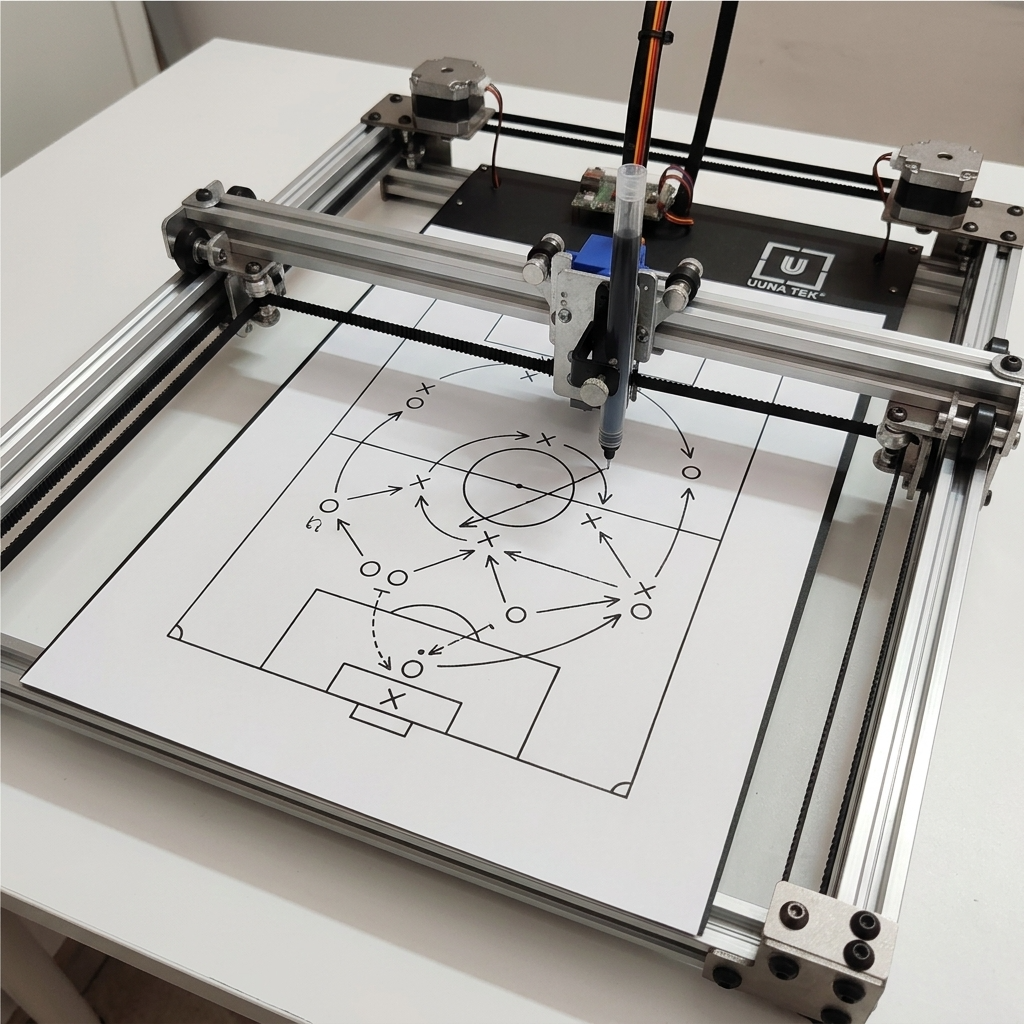 How to Visualize World Cup Passing Networks with a Pen Plotter