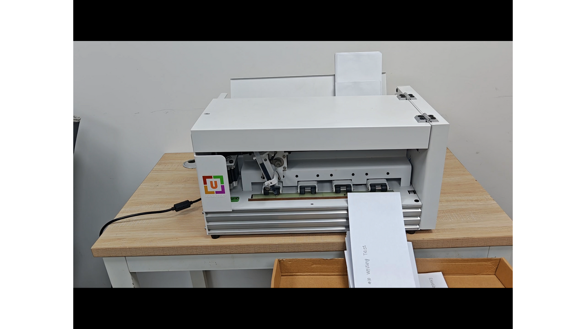 UUNA TEK® iAuto Plus - Handwriting Machine with Feeder/Automatic Signature Machine/Handwriting Machine for Letter/Automatic Writing Machine, Write Up to 210 Letters, 80 Envelops Per Load - UUNA TEK CO.,LIMITED