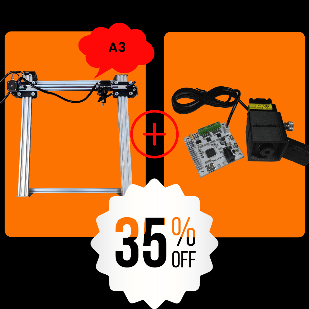 iDraw H A3+2.5W レーザーヘッドバンドル
